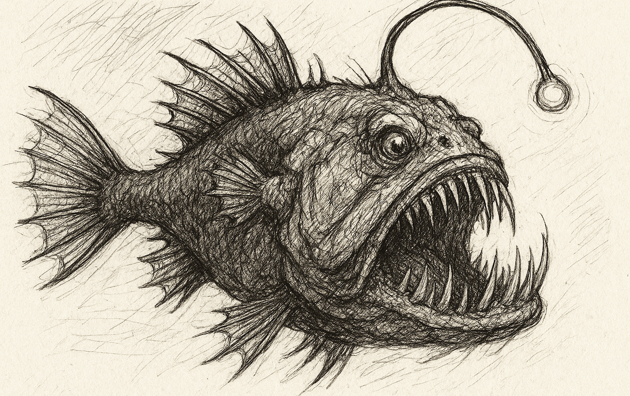 Deep-sea anglerfish